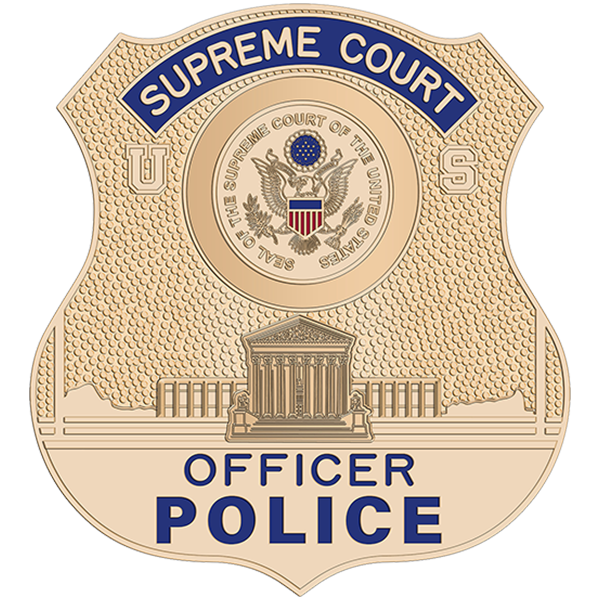 Supreme Court of the United States Police Department badge